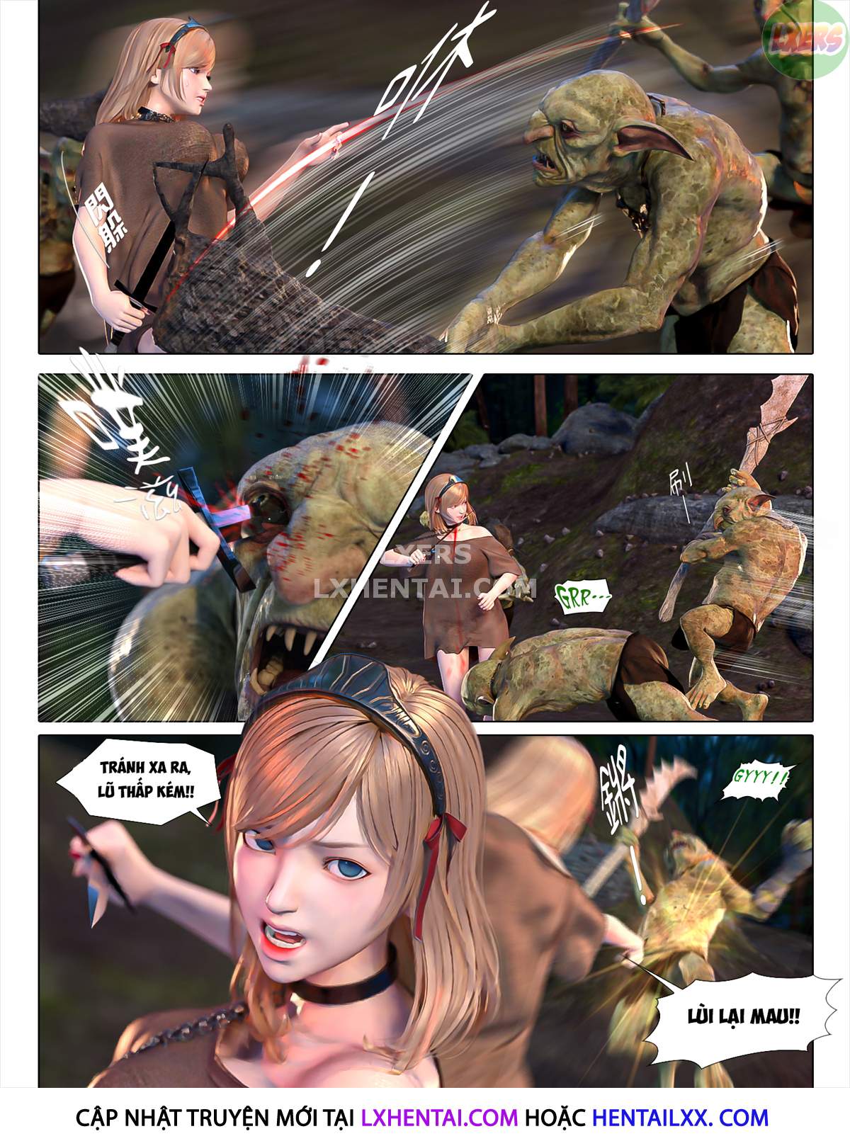 Đóa hồng sa vào bóng tối - Chap 03 trang 31