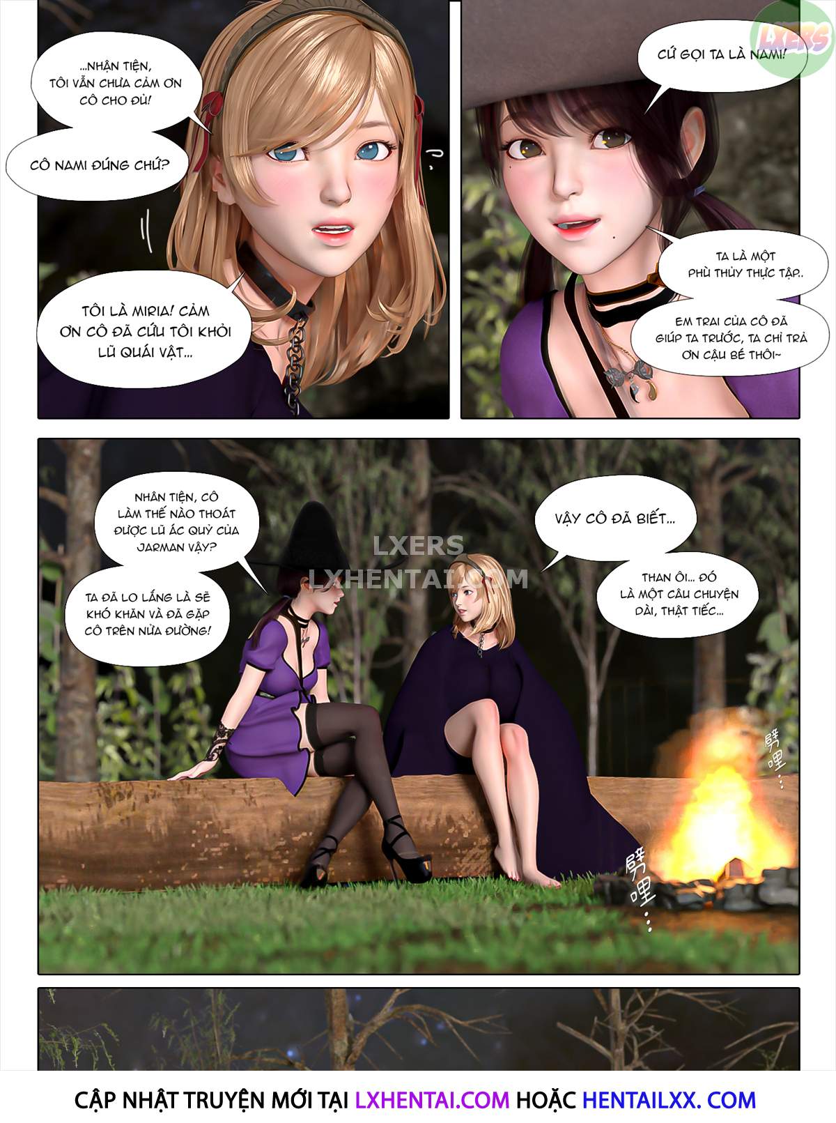 Đóa hồng sa vào bóng tối - Chap 03 trang 54