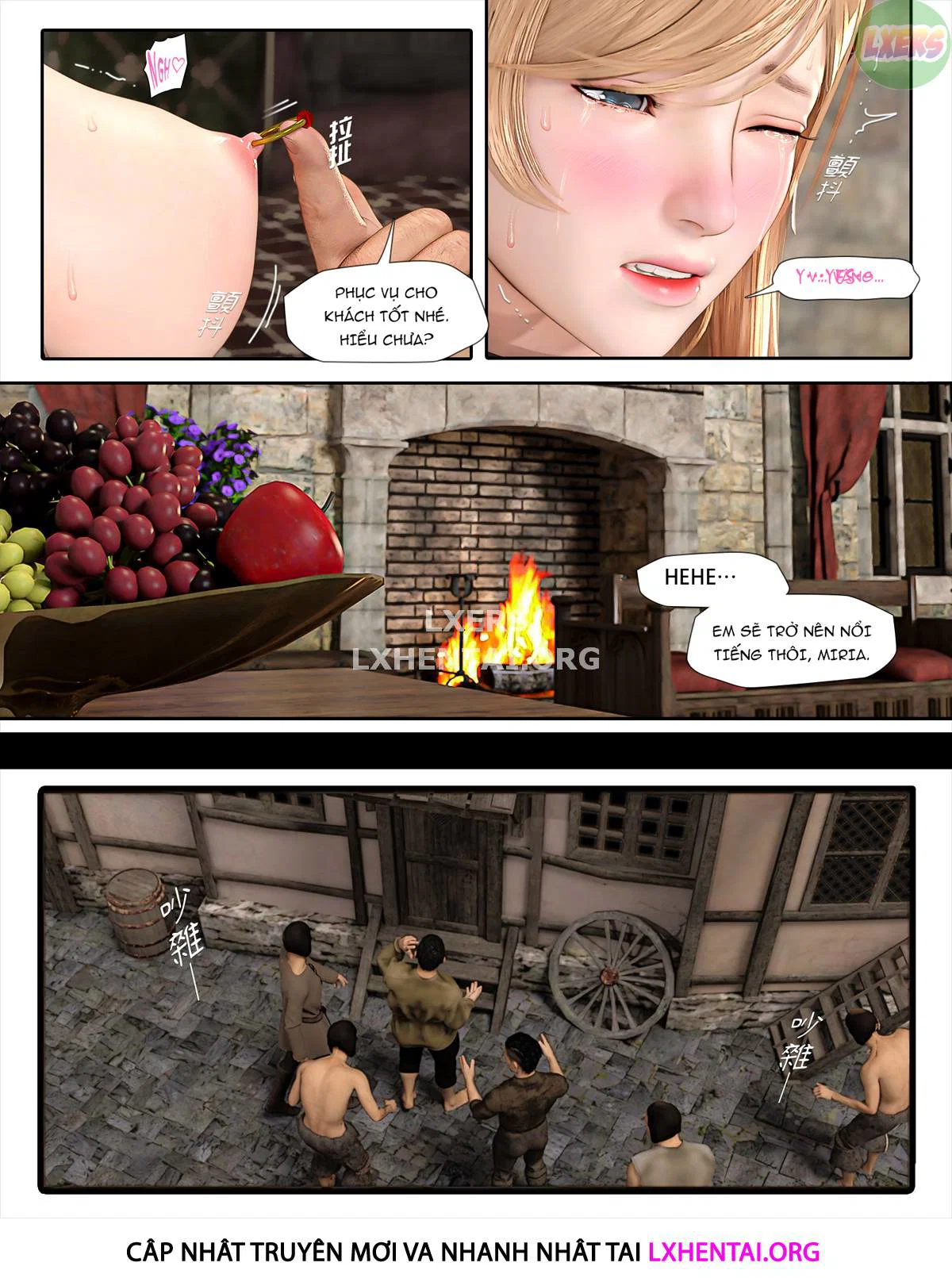 Đóa hồng sa vào bóng tối - Chap 04 trang 35
