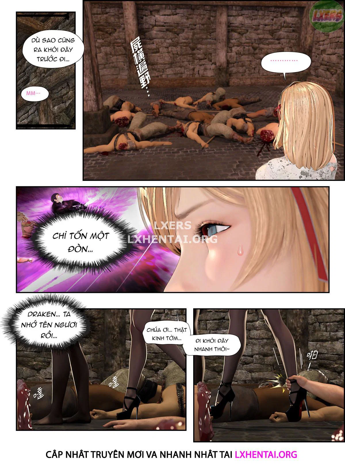 Đóa hồng sa vào bóng tối - Chap 06 - END trang 45