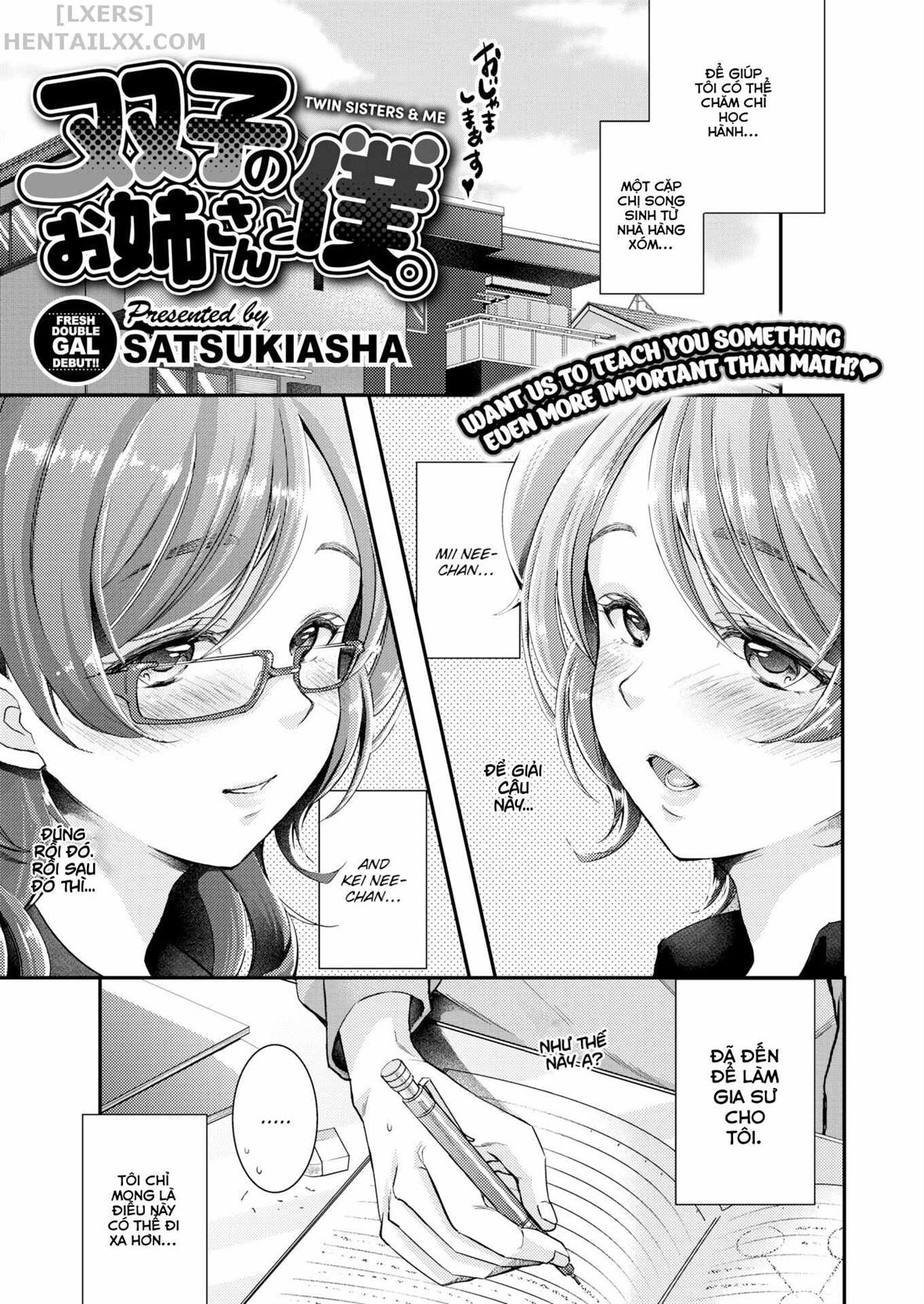 2 bà chị sinh đôi và tôi - Oneshot trang 2