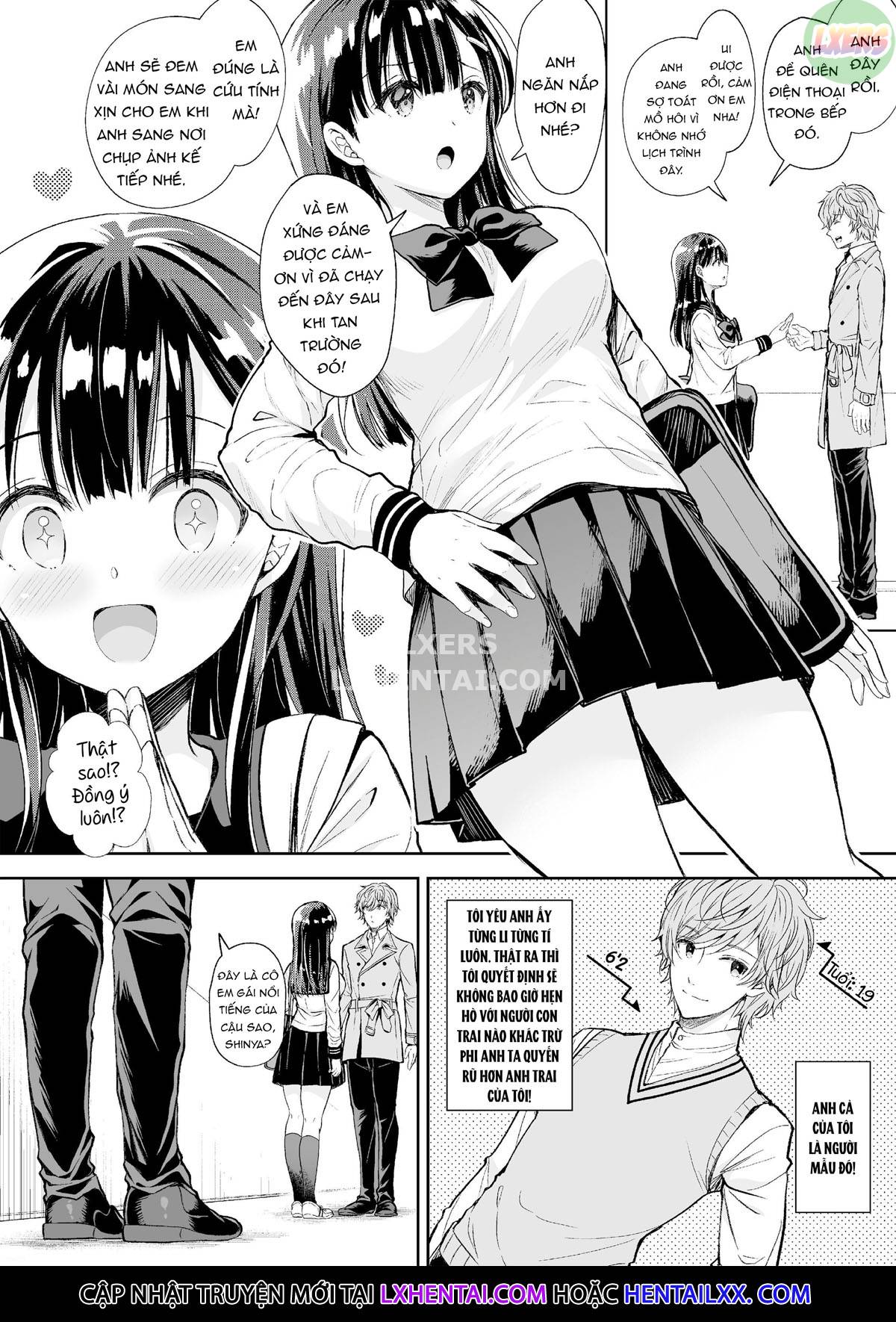 Cô em gái làm tất cả vì anh trai - Oneshot trang 4