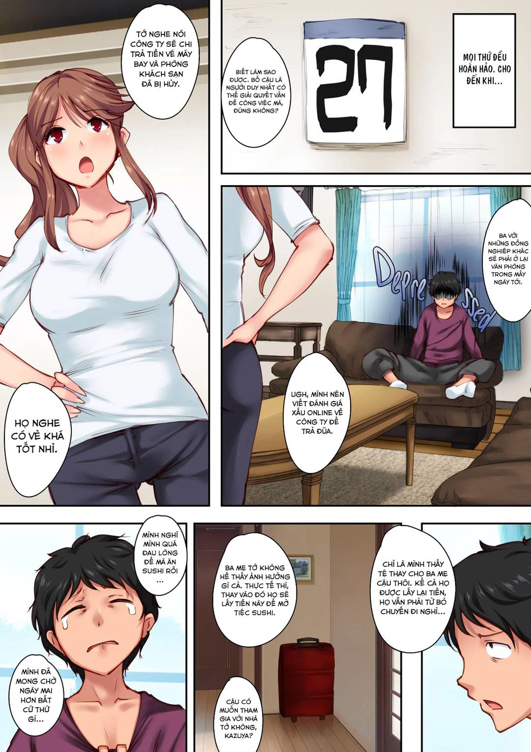 Ở nhà một mình đùa giỡn cùng bạn thuở nhỏ - Oneshot trang 8