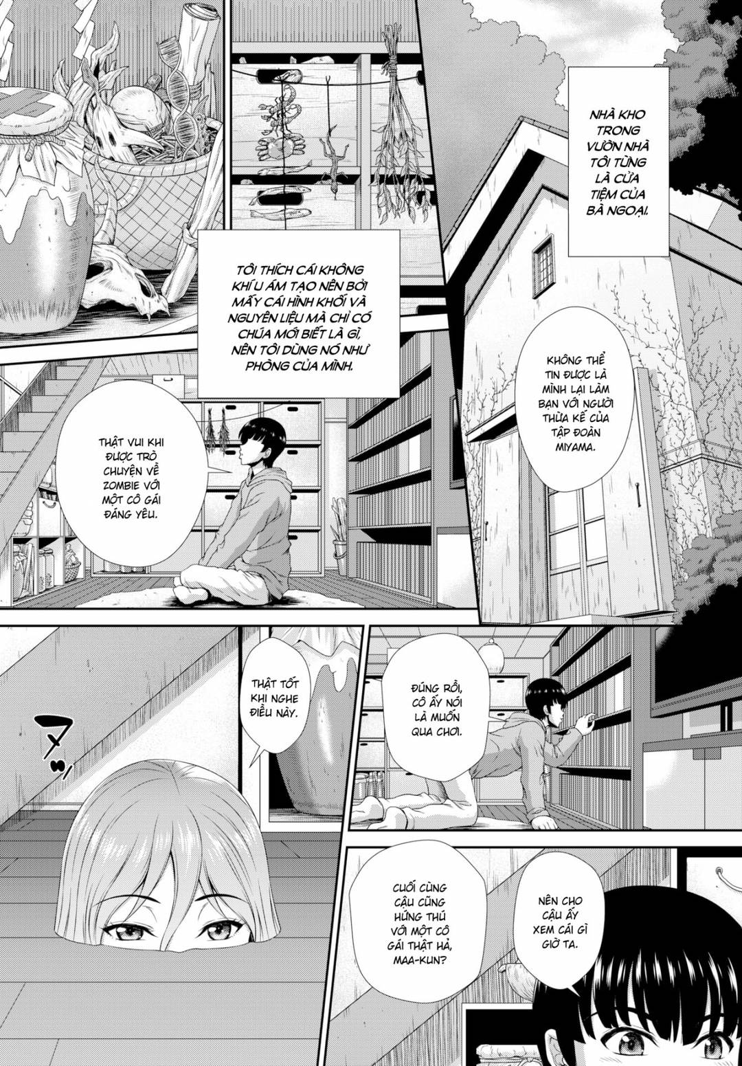 Cách duy trì sự sống cho nàng thây ma là xuất tinh vào trong - Chap 01 trang 18