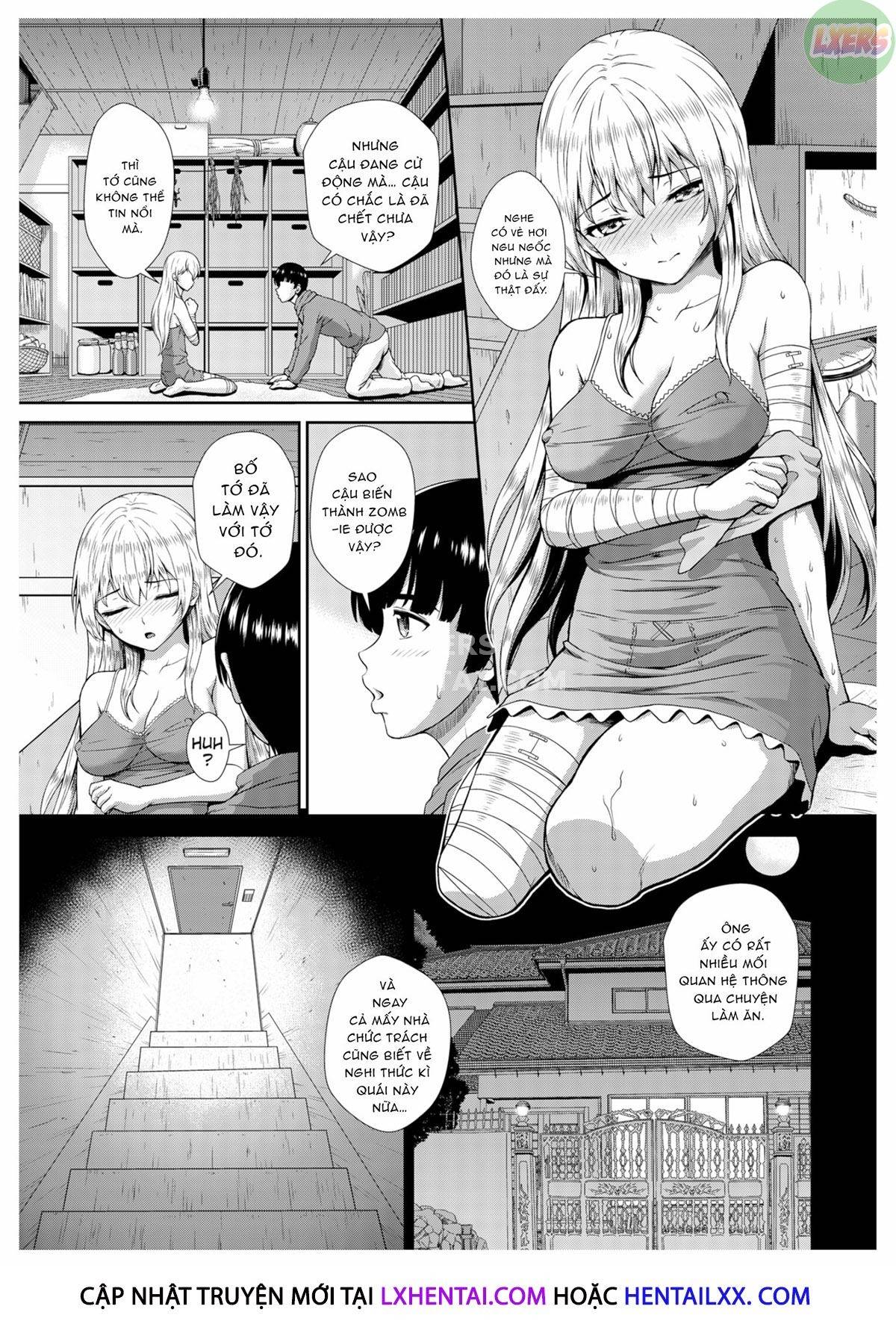 Cách duy trì sự sống cho nàng thây ma là xuất tinh vào trong - Chap 02 trang 9