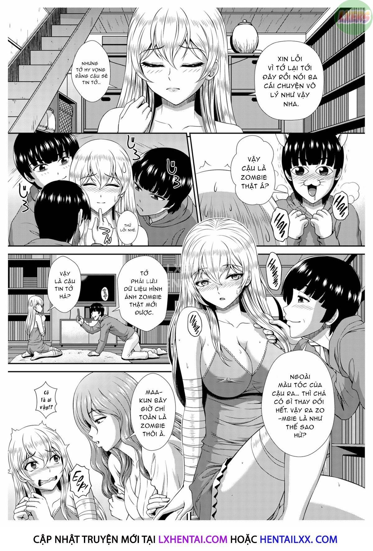 Cách duy trì sự sống cho nàng thây ma là xuất tinh vào trong - Chap 02 trang 12