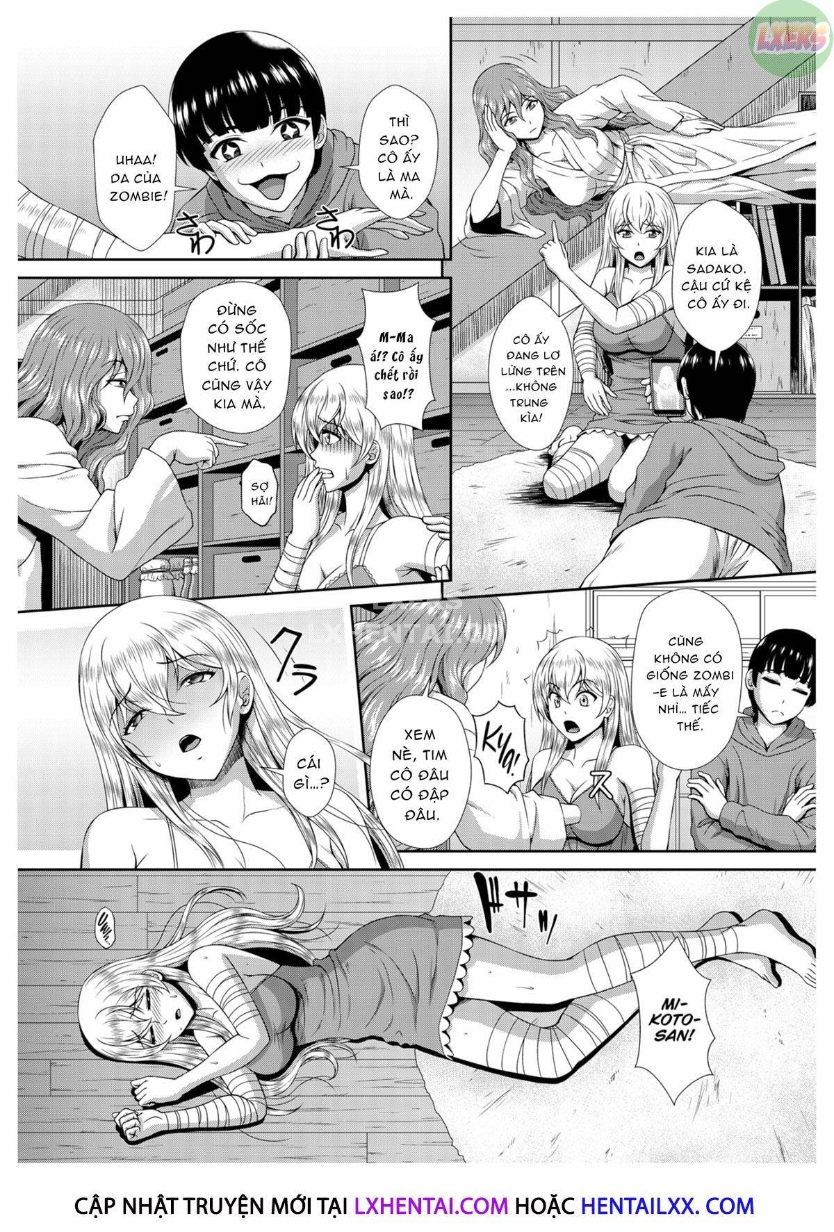 Cách duy trì sự sống cho nàng thây ma là xuất tinh vào trong - Chap 02 trang 13
