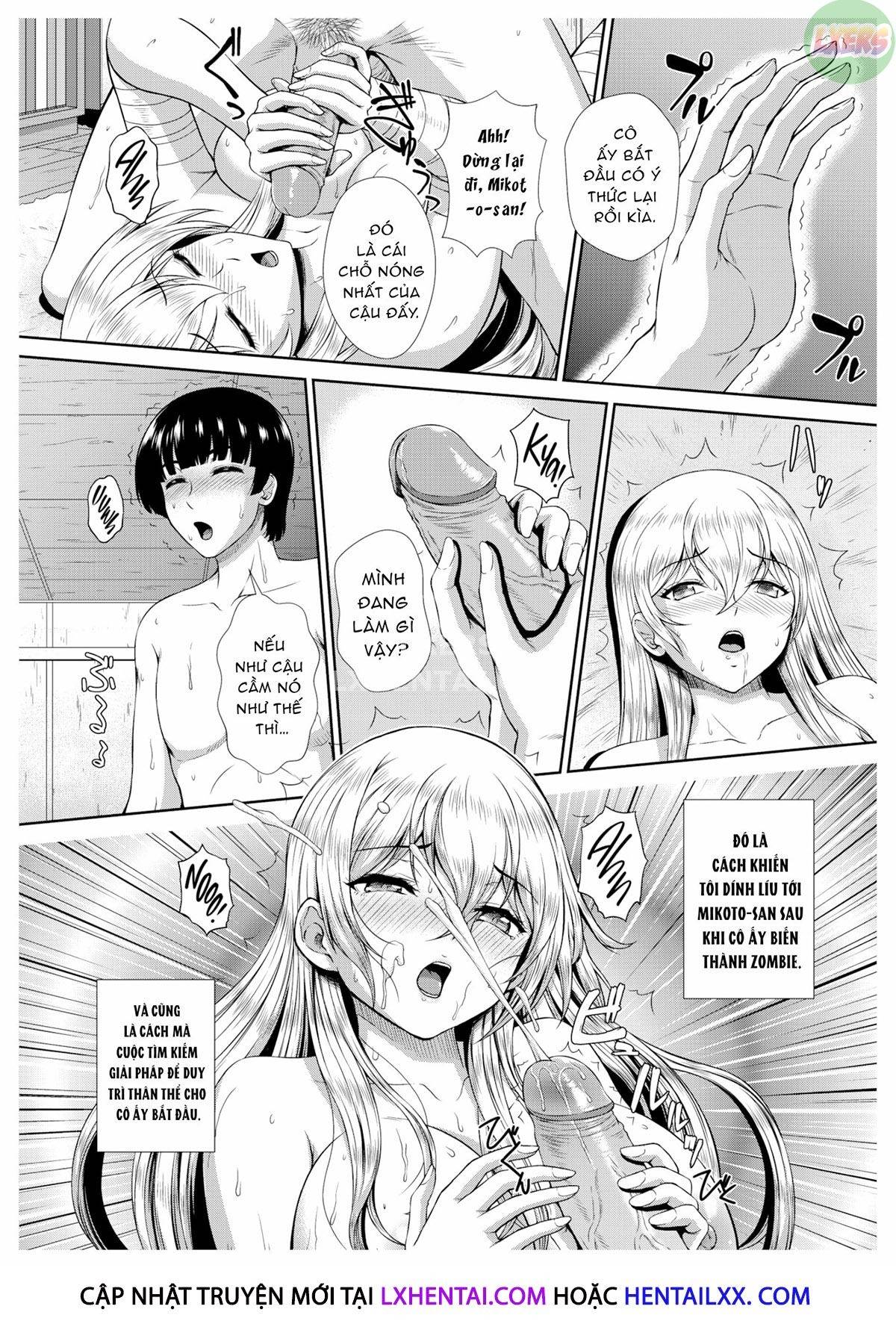 Cách duy trì sự sống cho nàng thây ma là xuất tinh vào trong - Chap 02 trang 17