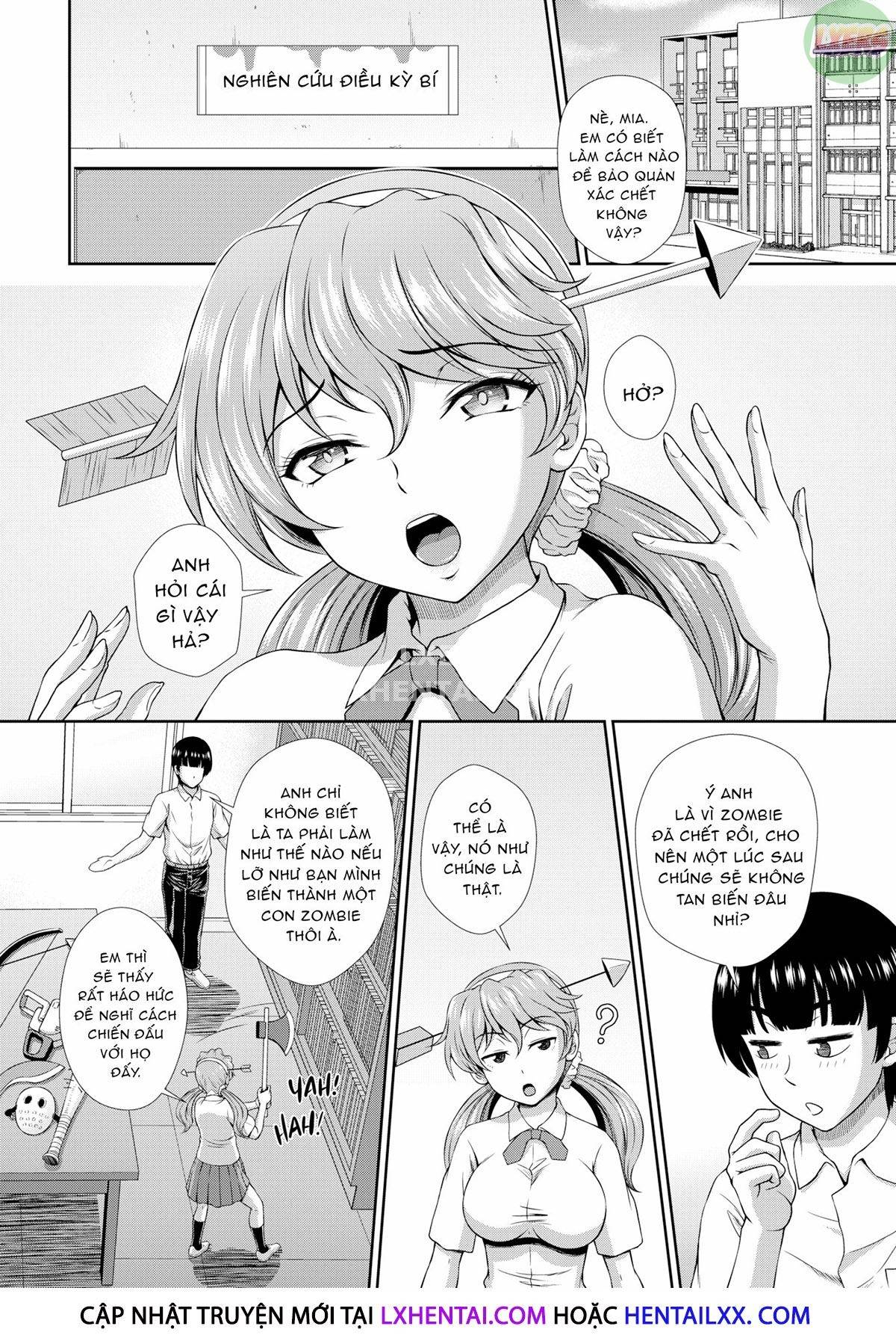 Cách duy trì sự sống cho nàng thây ma là xuất tinh vào trong - Chap 03 trang 10