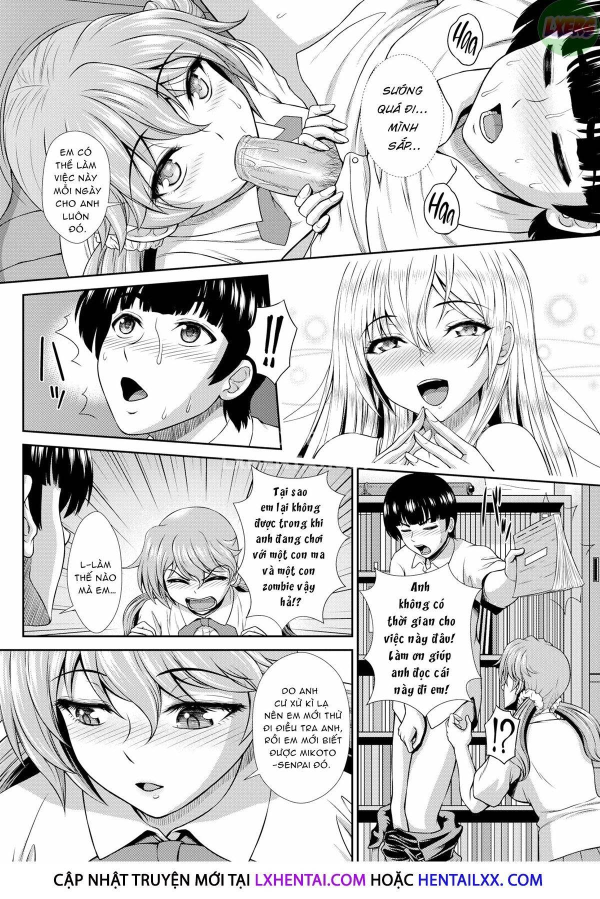 Cách duy trì sự sống cho nàng thây ma là xuất tinh vào trong - Chap 04 trang 14