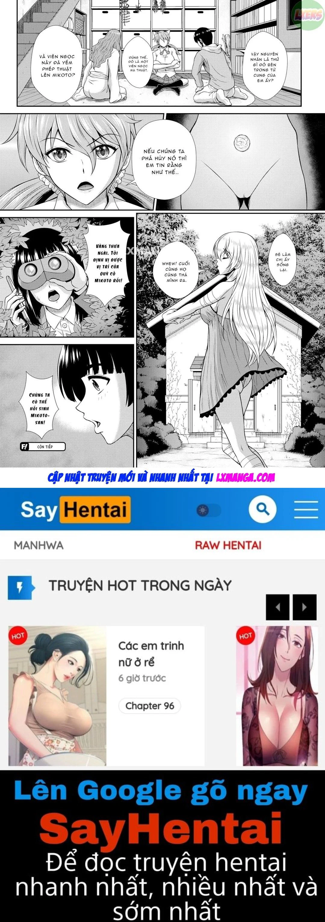 Cách duy trì sự sống cho nàng thây ma là xuất tinh vào trong - Chap 08 trang 22