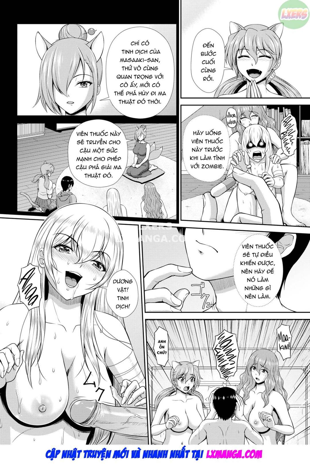 Cách duy trì sự sống cho nàng thây ma là xuất tinh vào trong - Chap 09 trang 12