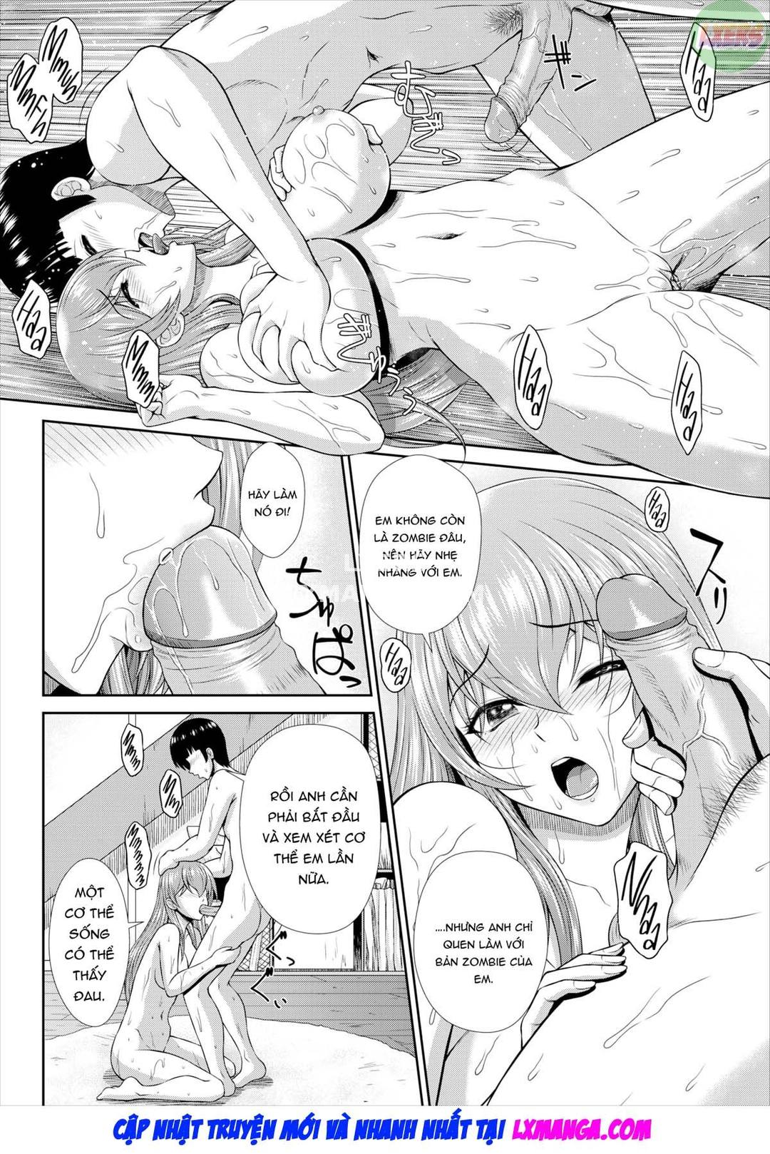 Cách duy trì sự sống cho nàng thây ma là xuất tinh vào trong - Chap 10 trang 16