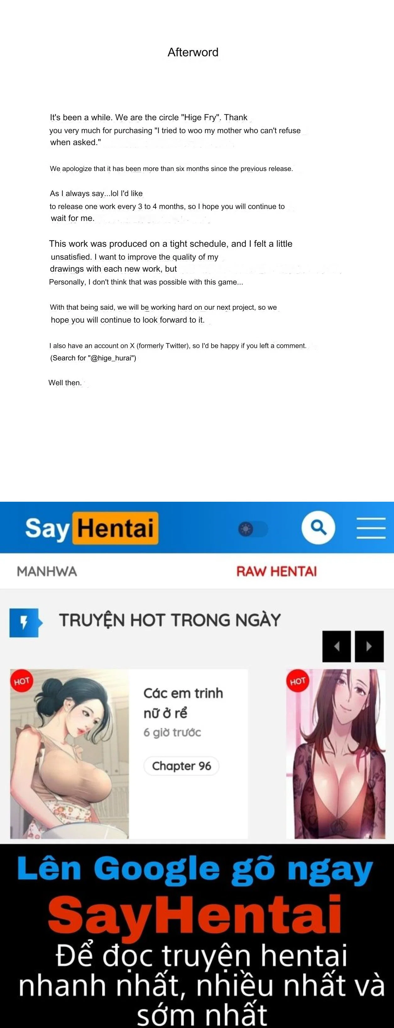 Người mẹ không biết từ chối - Oneshot trang 50