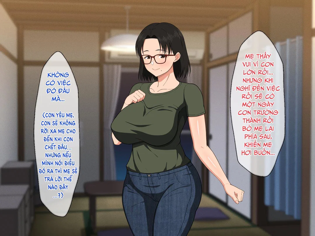 Khao khát người mẹ vú bự trong căn phòng nhỏ - Chap 01 - Lúc mẹ ngủ say trang 11