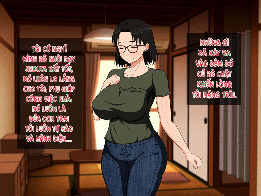 Khao khát người mẹ vú bự trong căn phòng nhỏ - Chap 01 - Lúc mẹ ngủ say trang 28