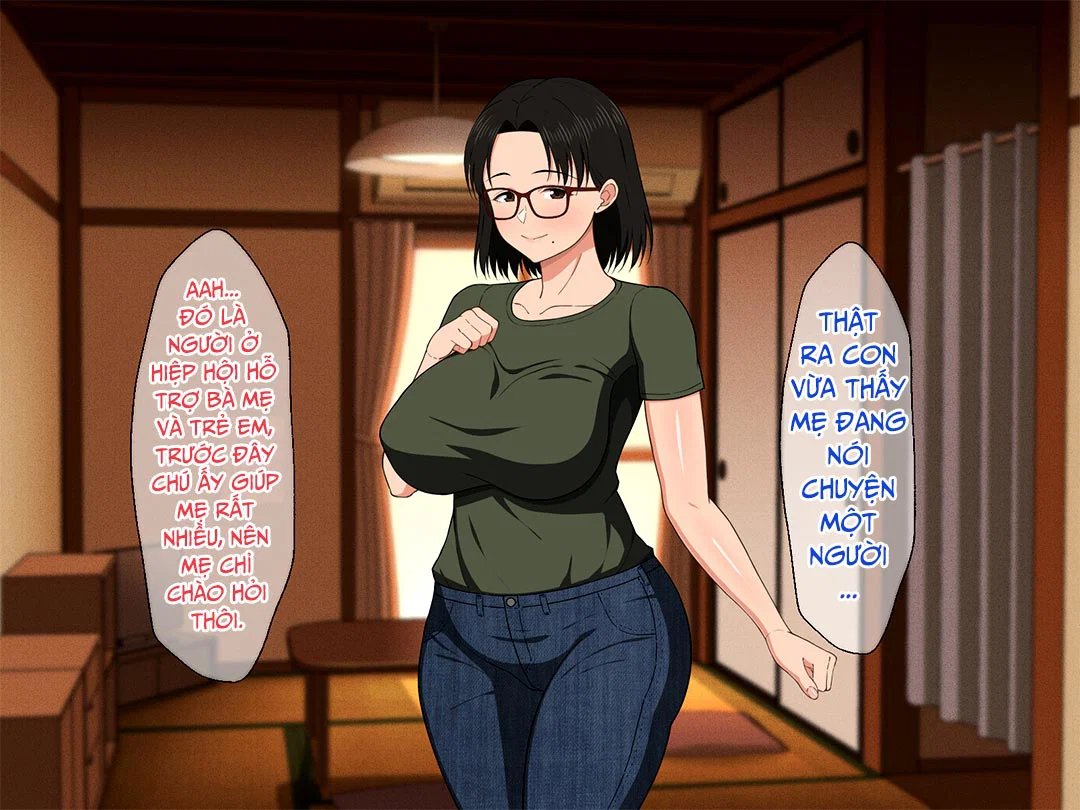 Khao khát người mẹ vú bự trong căn phòng nhỏ - Chap 02 - Con hết kiềm chế nổi nữa rồi trang 4