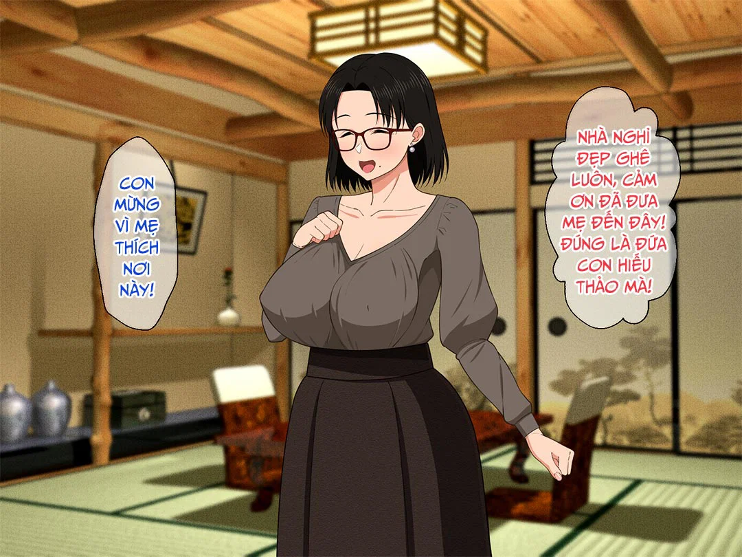 Khao khát người mẹ vú bự trong căn phòng nhỏ - Chap 05 - 1 năm sau, tháng lương đầu tiên, chuyến đi suối nước nóng trang 2