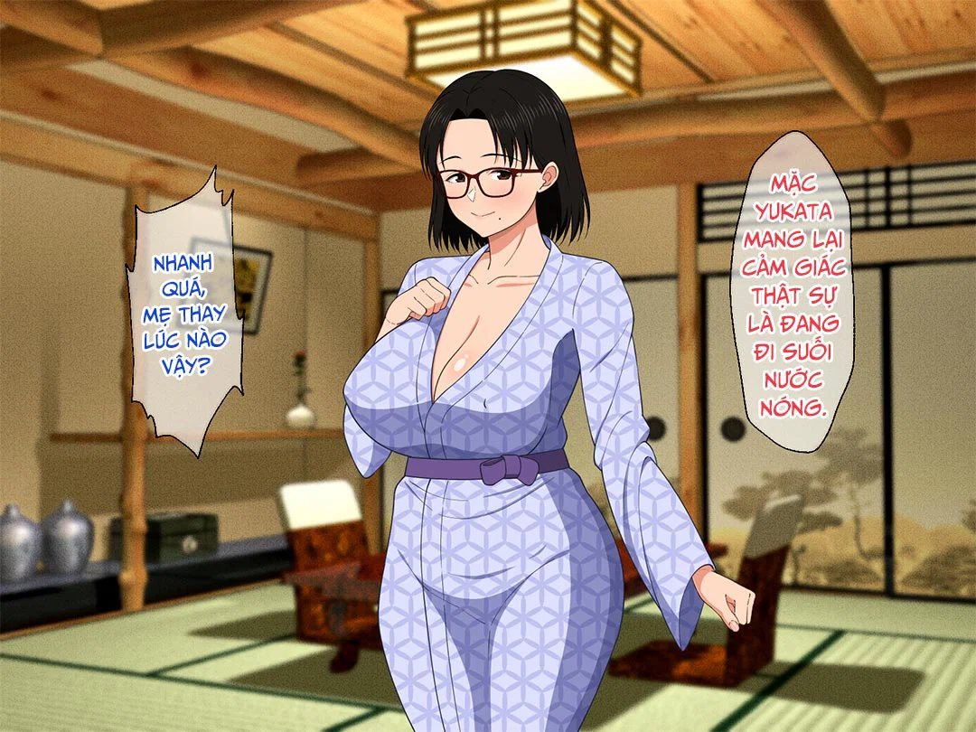 Khao khát người mẹ vú bự trong căn phòng nhỏ - Chap 05 - 1 năm sau, tháng lương đầu tiên, chuyến đi suối nước nóng trang 3