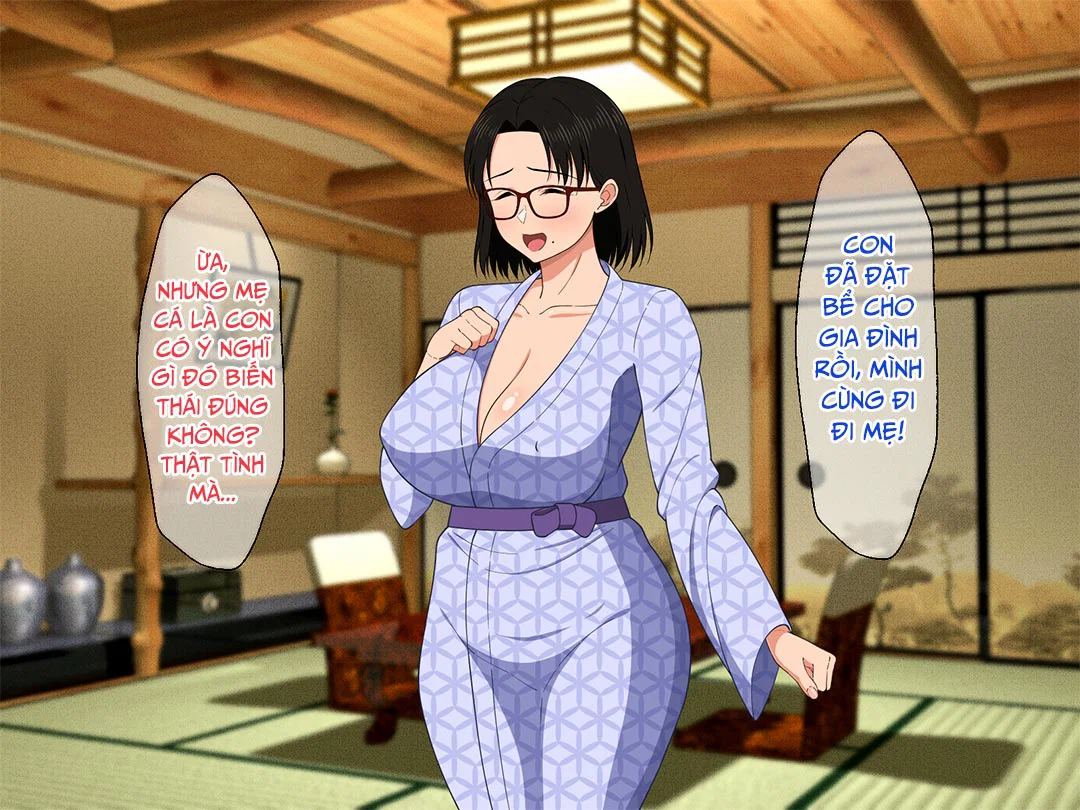 Khao khát người mẹ vú bự trong căn phòng nhỏ - Chap 05 - 1 năm sau, tháng lương đầu tiên, chuyến đi suối nước nóng trang 4
