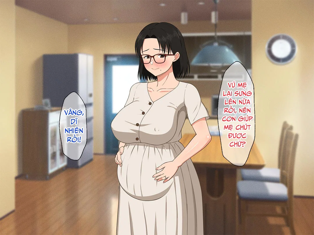 Khao khát người mẹ vú bự trong căn phòng nhỏ - Chap 07 - Cuộc sống mới - Mẹ đã có thai trang 5
