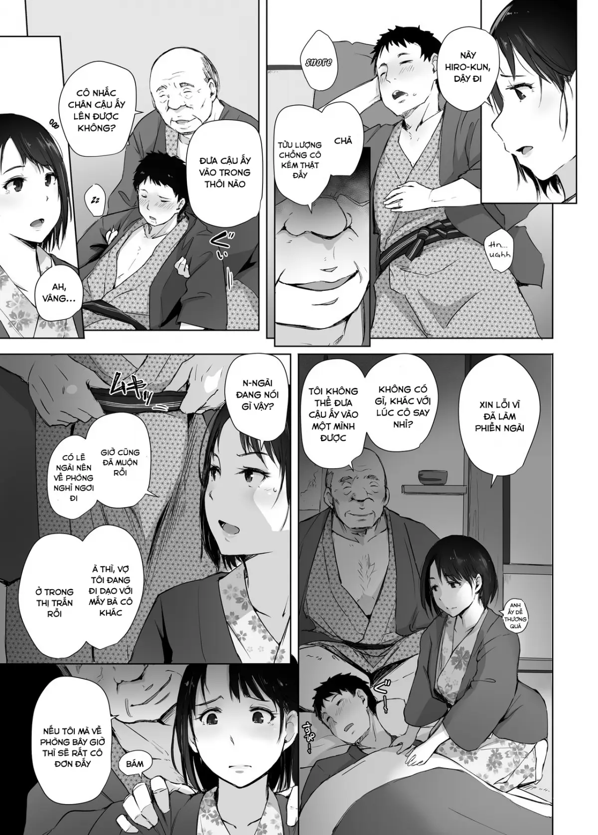 Hitozuma to NTR Chounai Ryokou ~Kaichou-san no Chinpo ni wa mou Makemasen~ - Hitozuma to NTR Chounai Ryokou ~Kaichou-san no Chinpo ni wa mou Makemasen~ trang 12