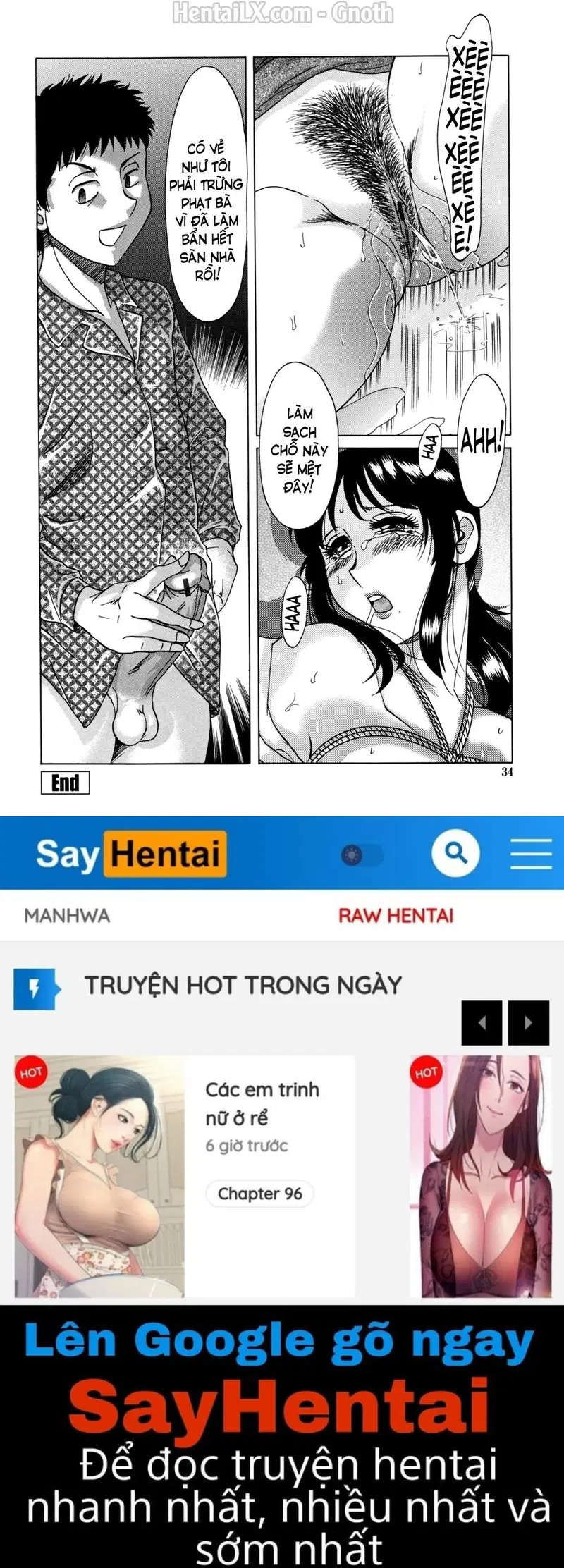 Hãm hiếp và biến mẹ thành nô lệ - Chap 02 trang 17