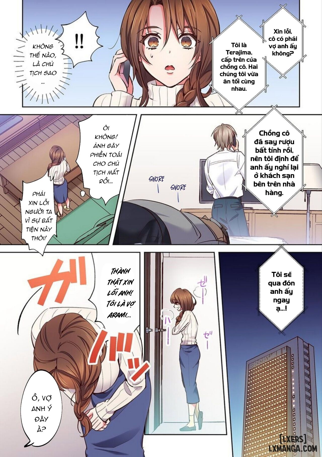 Người vợ quan hệ tình dục trước mặt chồng đang ngủ. - Chapter 1 trang 3