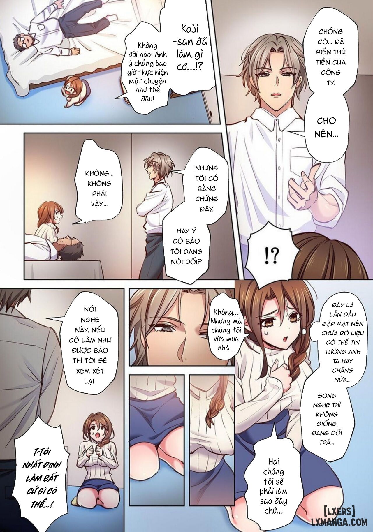 Người vợ quan hệ tình dục trước mặt chồng đang ngủ. - Chapter 1 trang 5