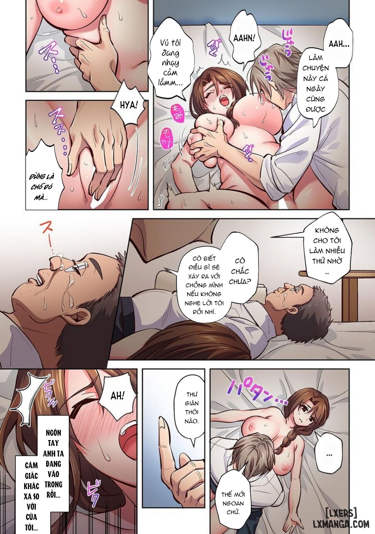 Người vợ quan hệ tình dục trước mặt chồng đang ngủ. - Chapter 1 trang 21