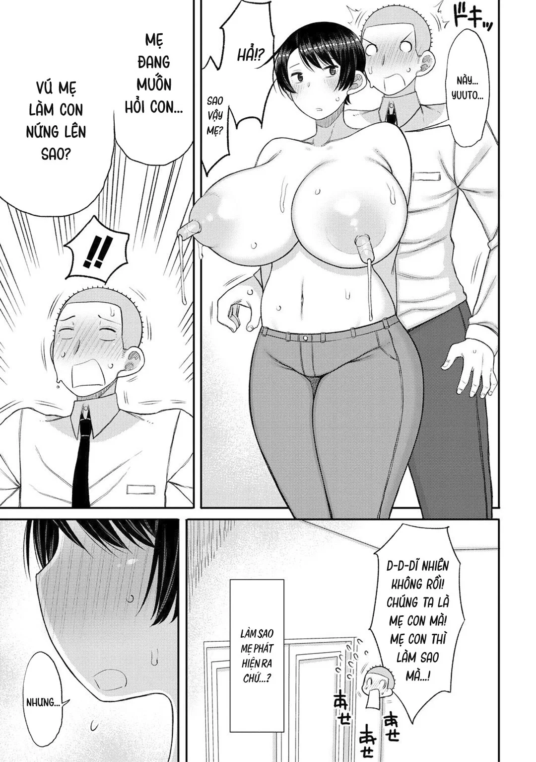 Haramitagari na Hahaoya ~Okaa-san to Ippai Kozukuri Shiyou ne~ - Ch. 3 - Vắt sữa mẹ (1) trang 5