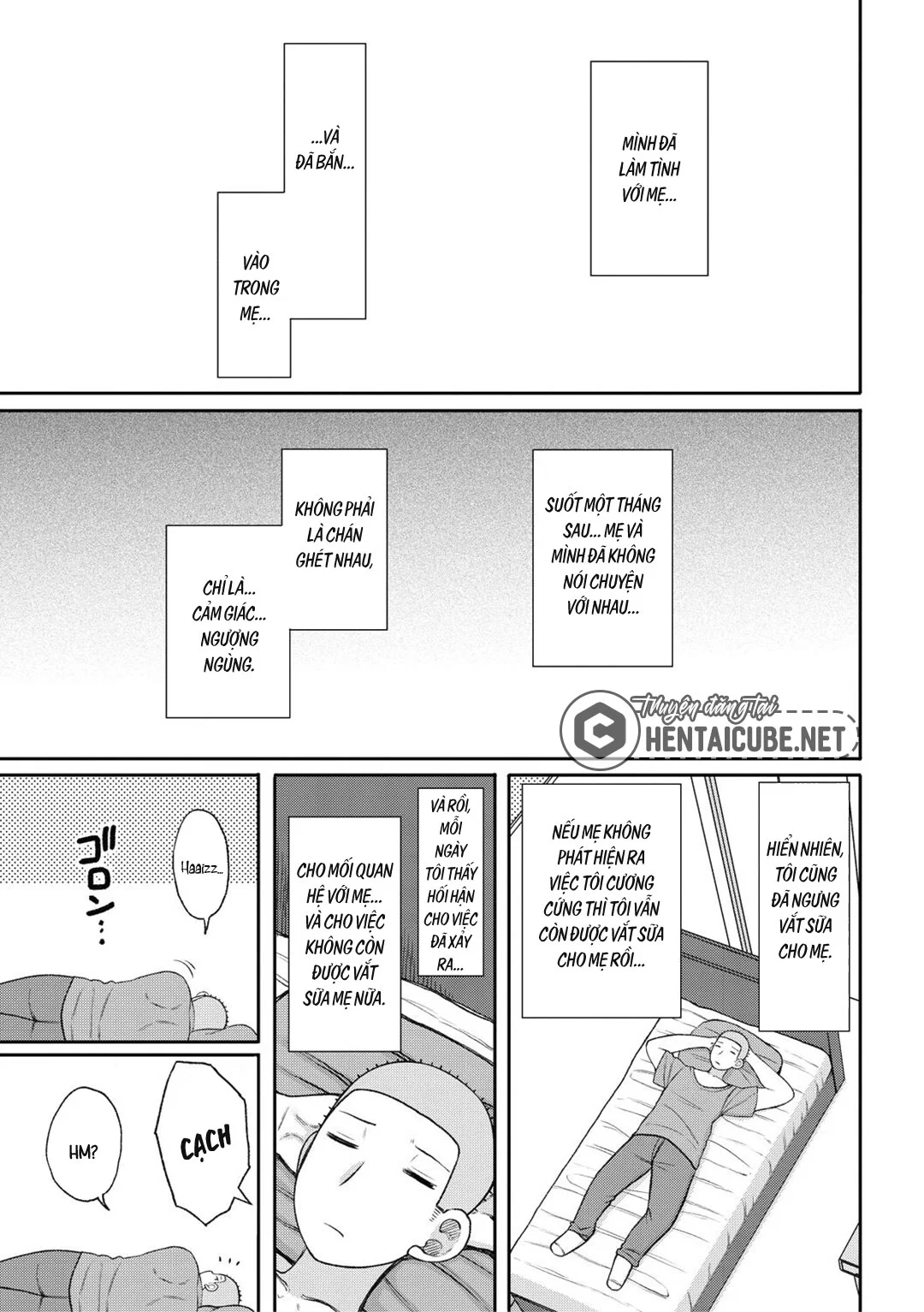 Haramitagari na Hahaoya ~Okaa-san to Ippai Kozukuri Shiyou ne~ - Ch. 3 - Vắt sữa mẹ (1) trang 19