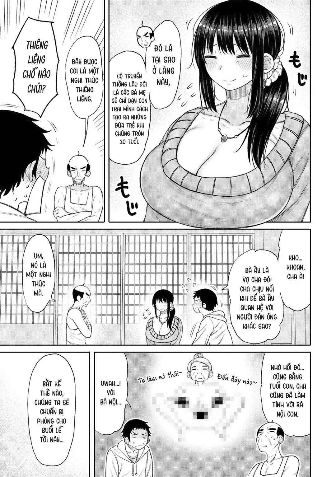 Haramitagari na Hahaoya ~Okaa-san to Ippai Kozukuri Shiyou ne~ - Ch. 5 - Nghi thức trưởng thành trang 3