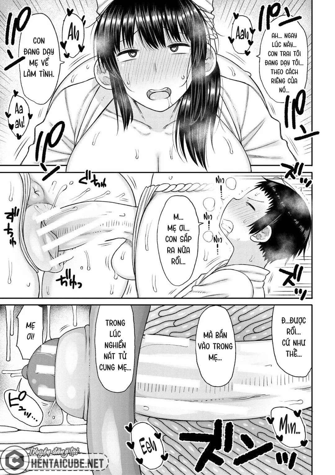 Haramitagari na Hahaoya ~Okaa-san to Ippai Kozukuri Shiyou ne~ - Ch. 5 - Nghi thức trưởng thành trang 31