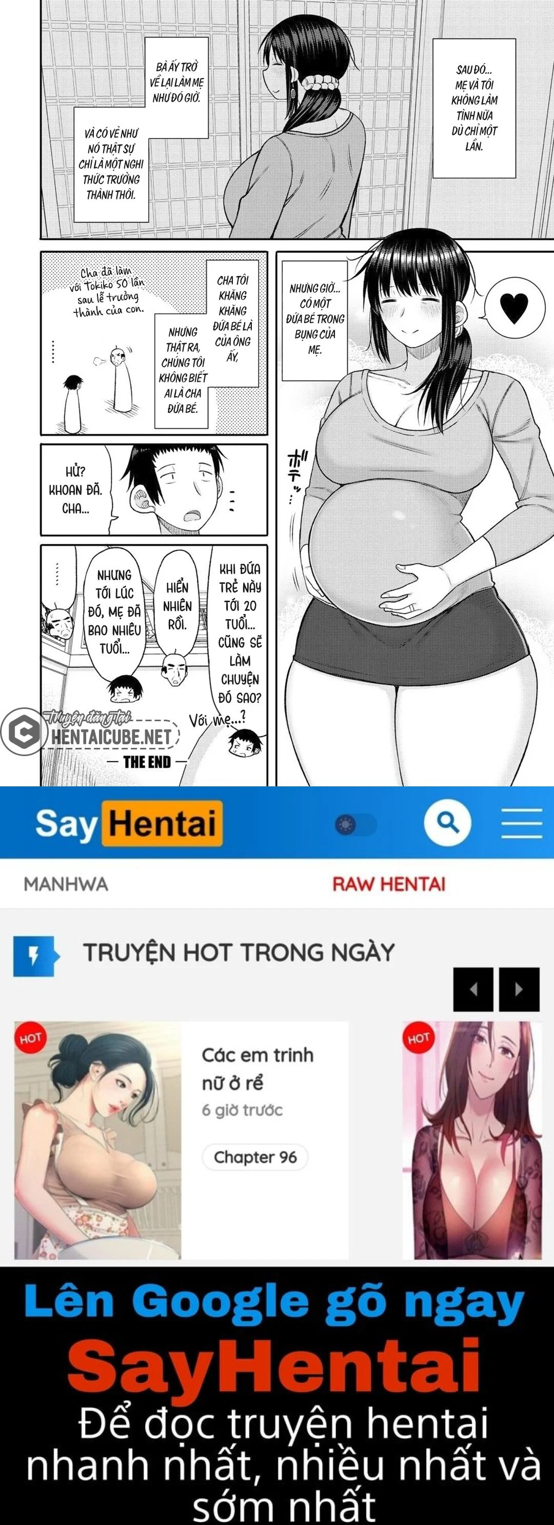 Haramitagari na Hahaoya ~Okaa-san to Ippai Kozukuri Shiyou ne~ - Ch. 5 - Nghi thức trưởng thành trang 34