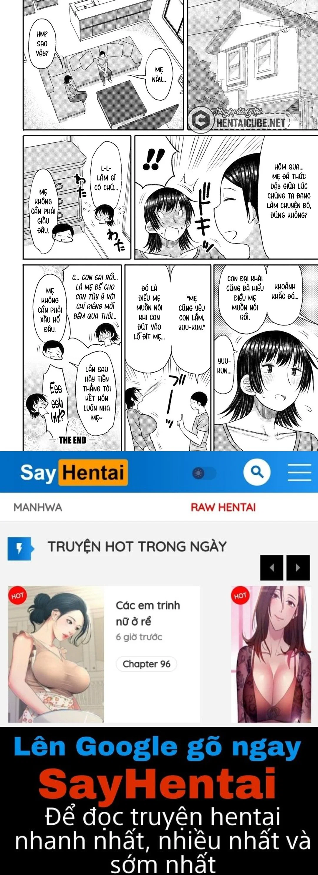 Haramitagari na Hahaoya ~Okaa-san to Ippai Kozukuri Shiyou ne~ - Ch. 6 - Con chỉ yêu người mẹ cao lớn của mình thôi trang 22