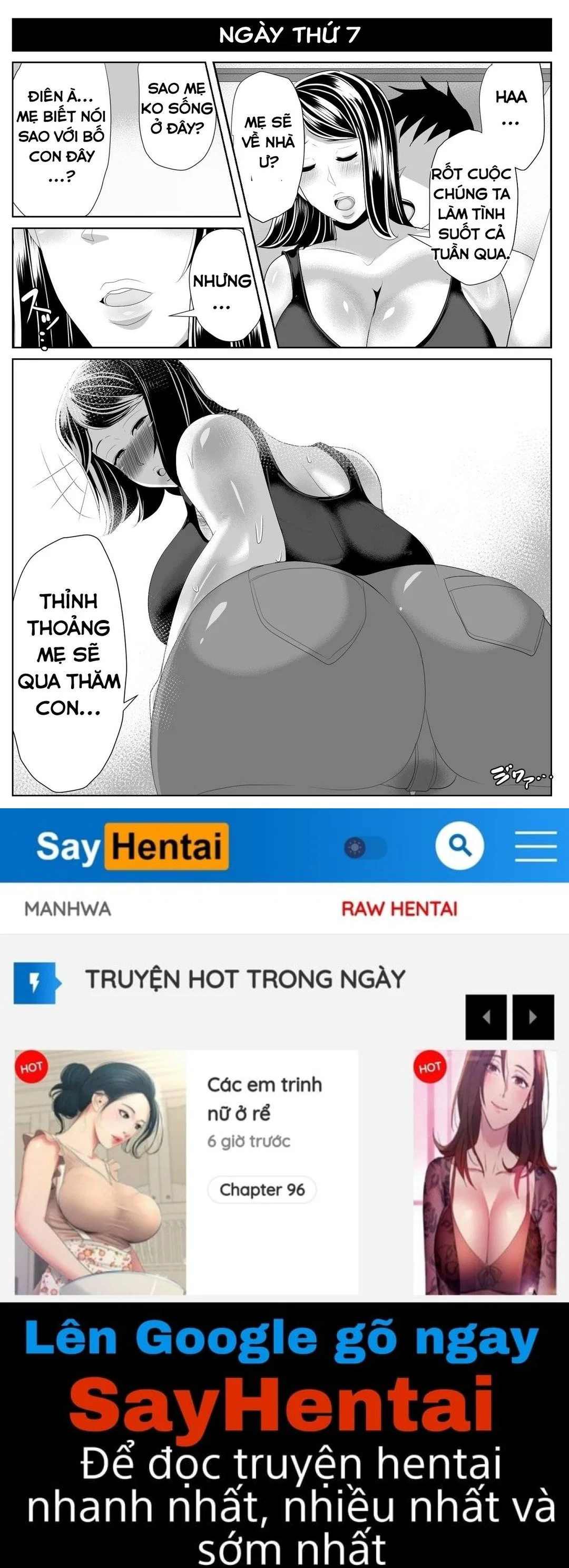 Bảy ngày nóng bỏng với mẹ - Oneshot trang 34