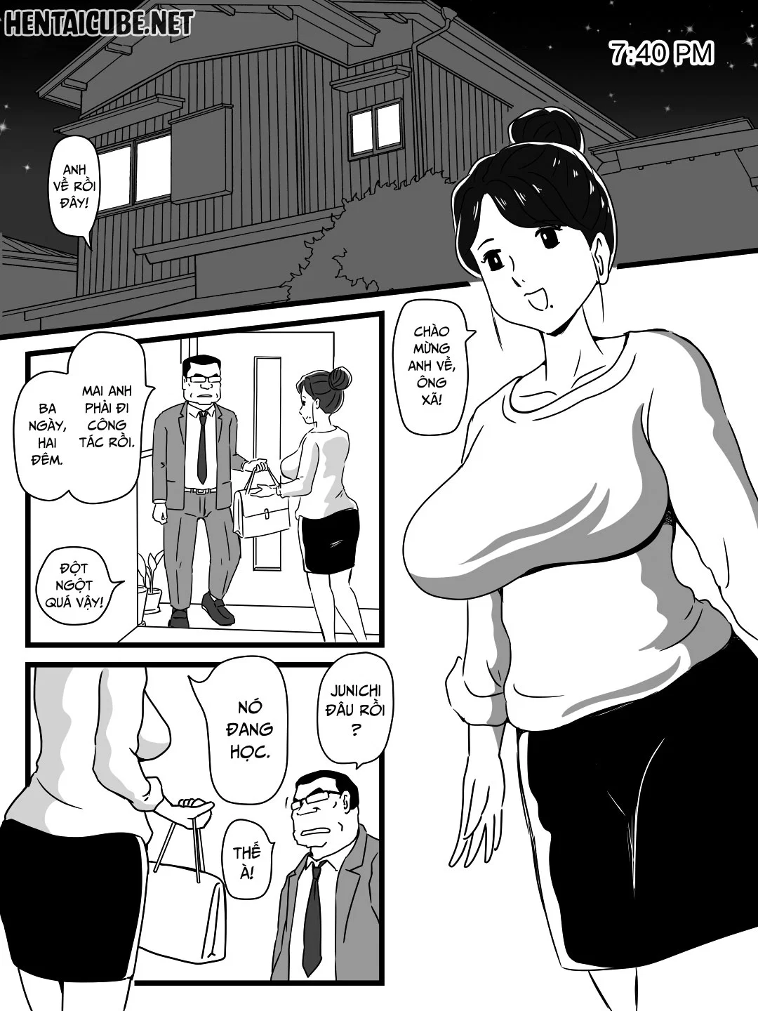 Dụ mẹ uống bia khi cha đi vắng - Oneshot trang 3
