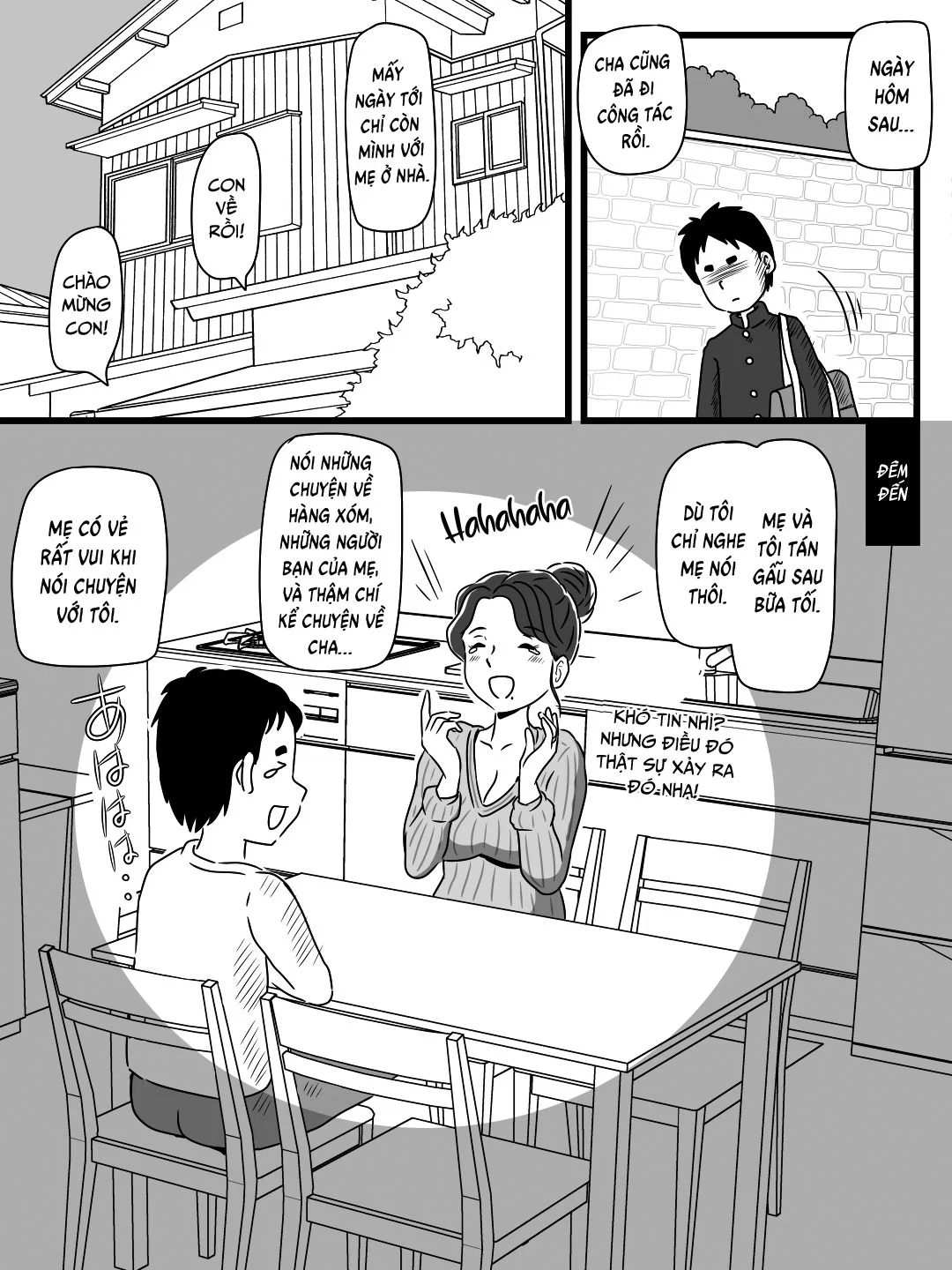 Dụ mẹ uống bia khi cha đi vắng - Oneshot trang 9