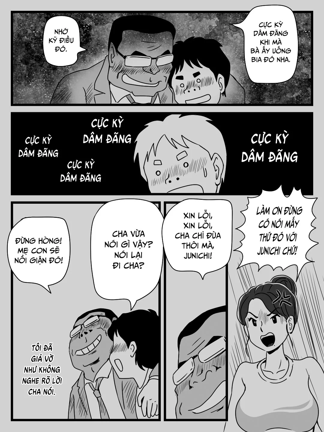 Dụ mẹ uống bia khi cha đi vắng - Oneshot trang 12