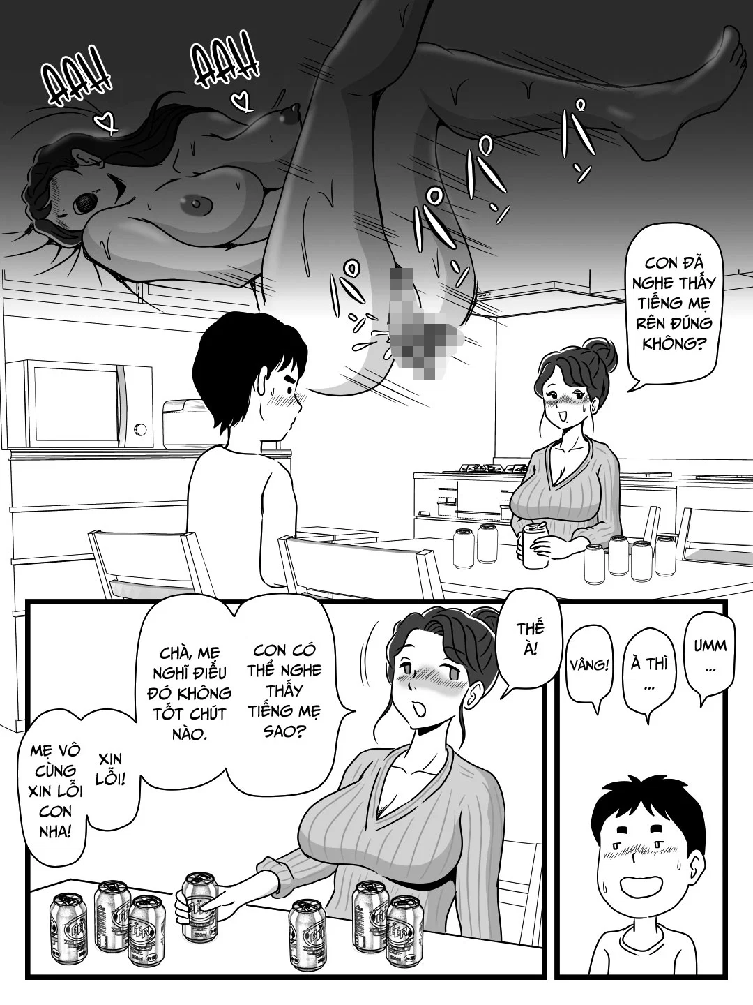 Dụ mẹ uống bia khi cha đi vắng - Oneshot trang 15