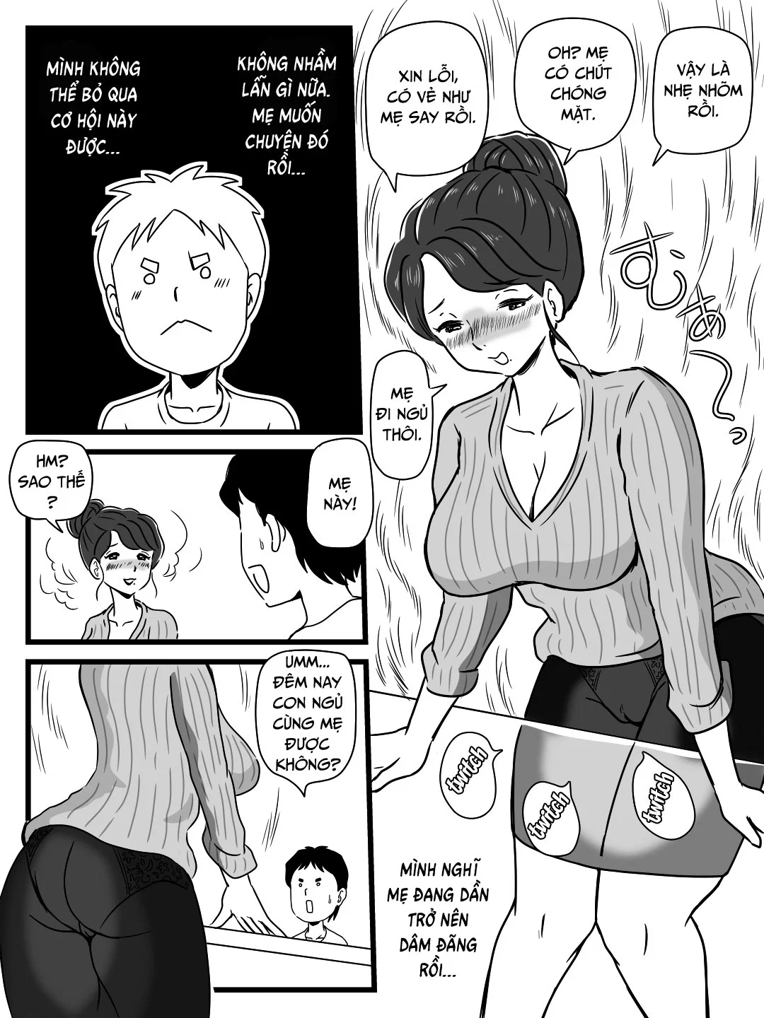 Dụ mẹ uống bia khi cha đi vắng - Oneshot trang 17