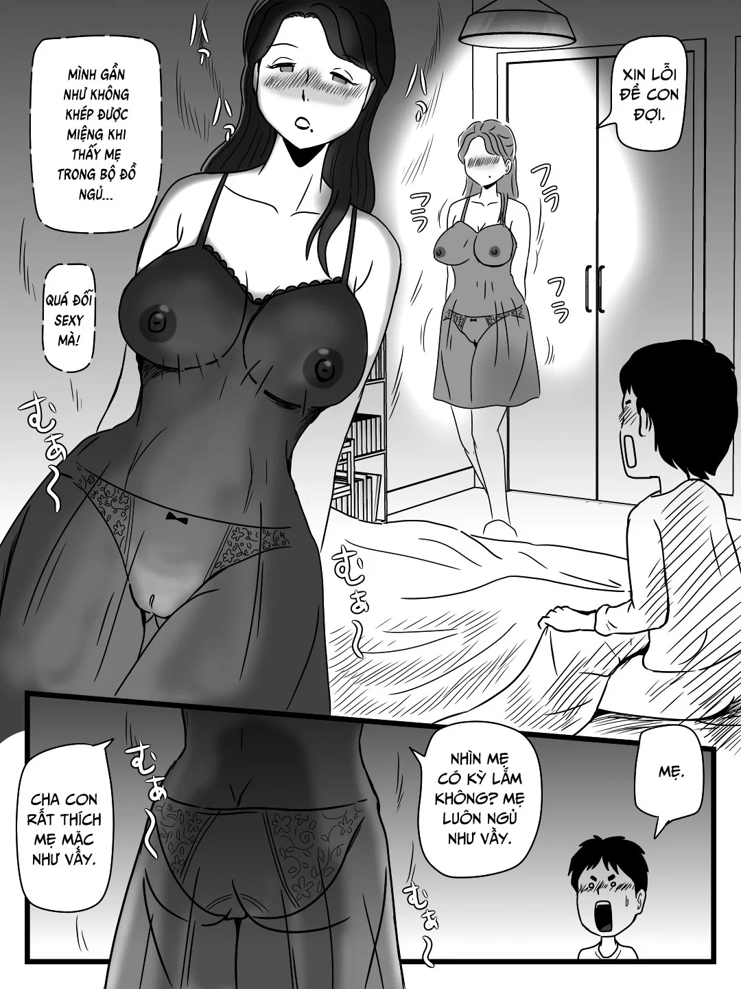 Dụ mẹ uống bia khi cha đi vắng - Oneshot trang 19