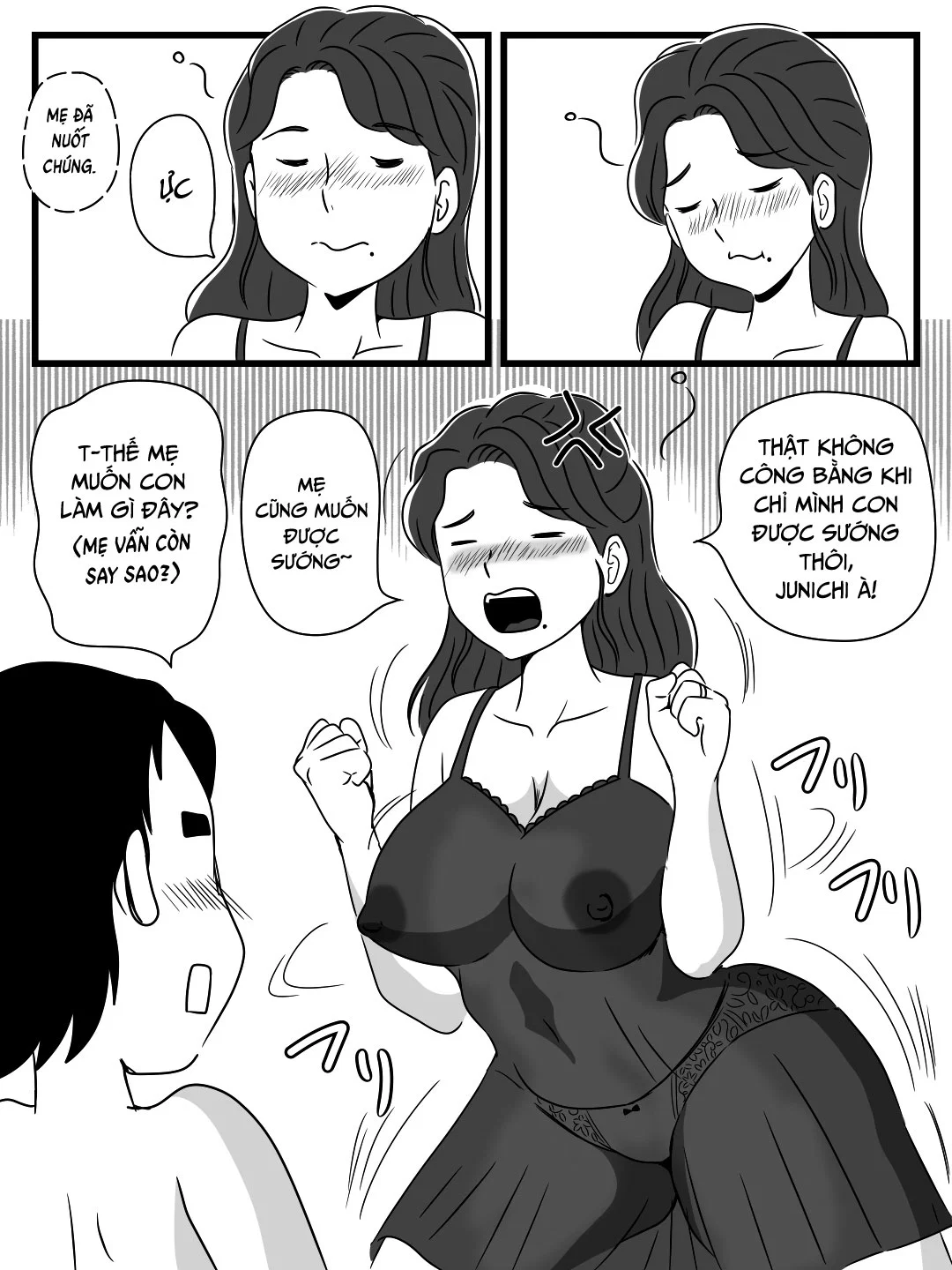 Dụ mẹ uống bia khi cha đi vắng - Oneshot trang 26