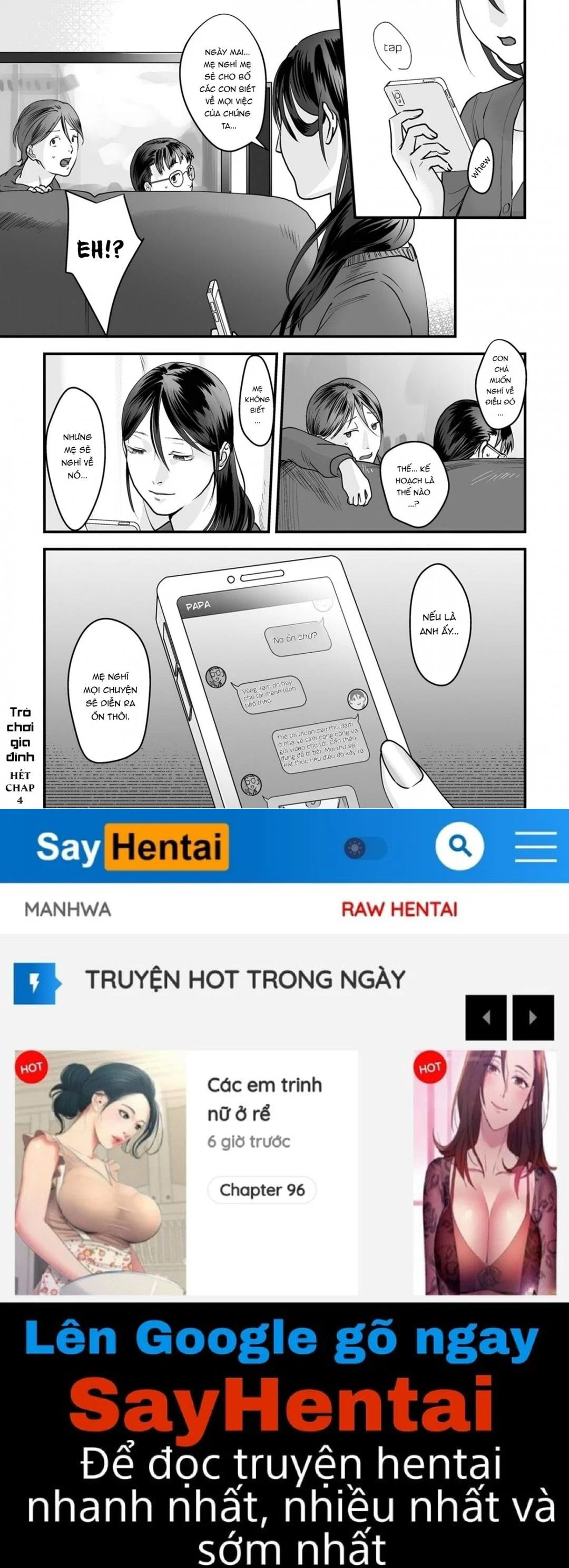 Trò chơi gia đình biến thái - Chap 04 trang 23