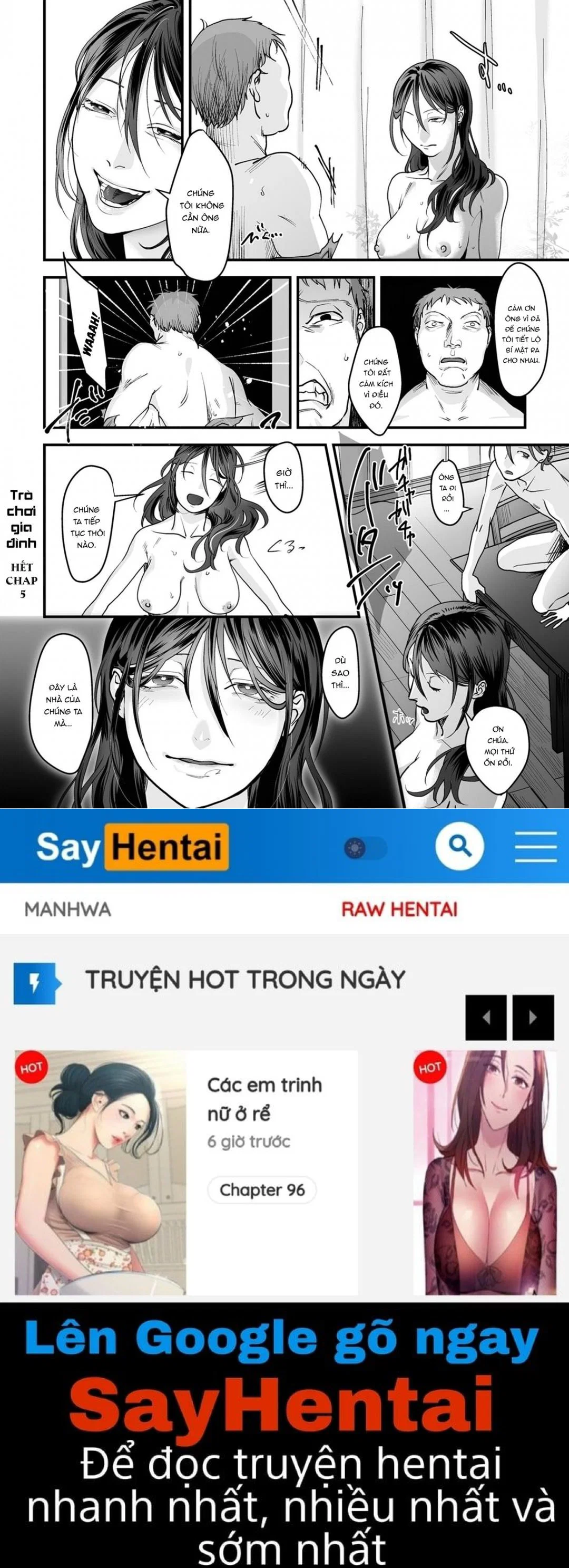 Trò chơi gia đình biến thái - Chap 05 trang 24