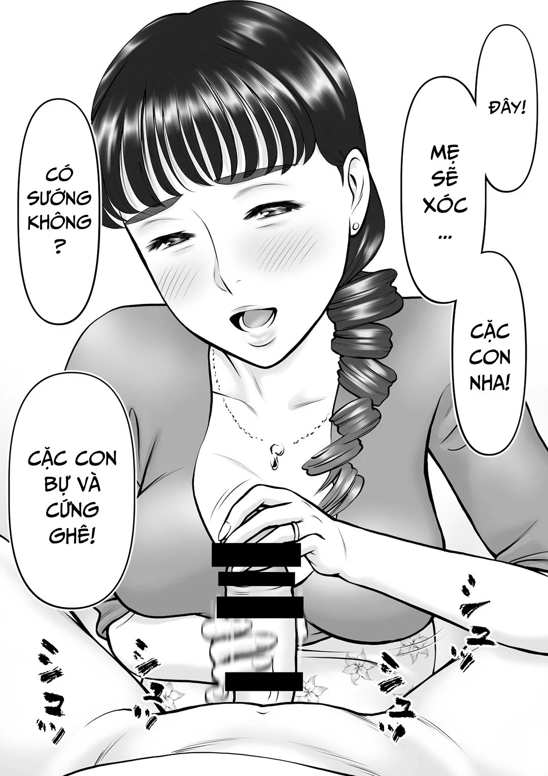 Tinh của tôi chảy ra từ miệng mẹ - Oneshot trang 10