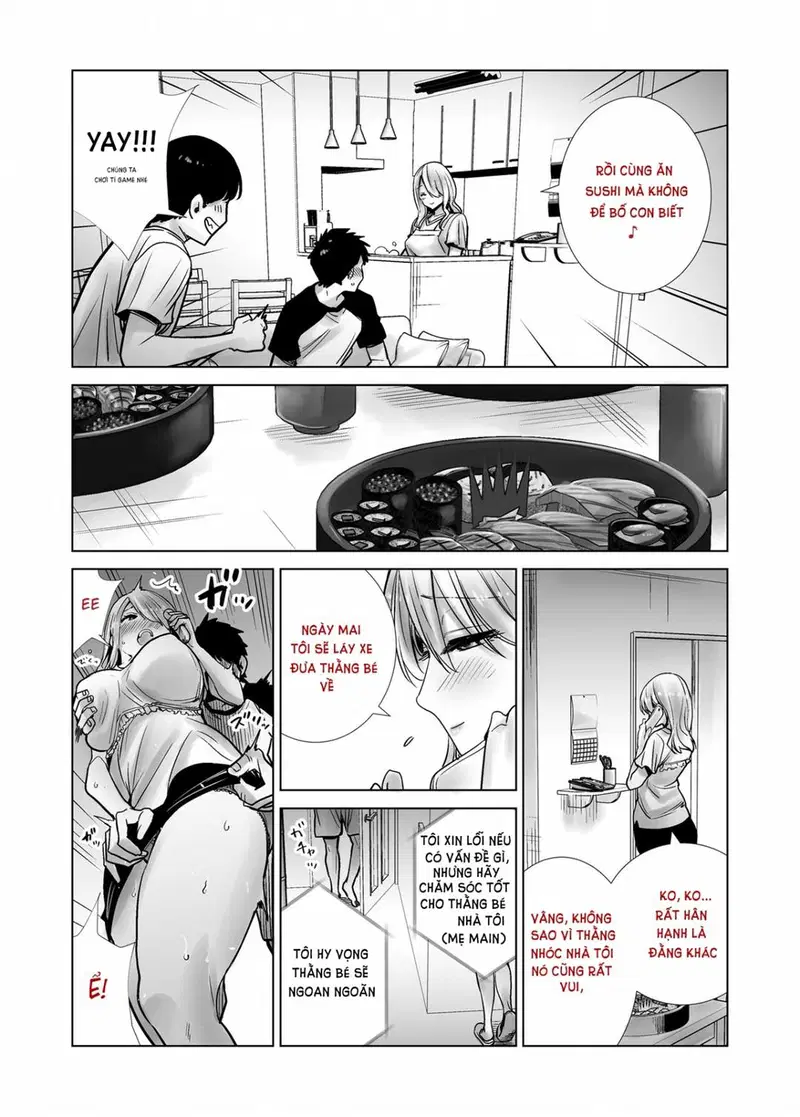 Mẹ bạn lên đỉnh bằng con cu to của tôi - Oneshot trang 23