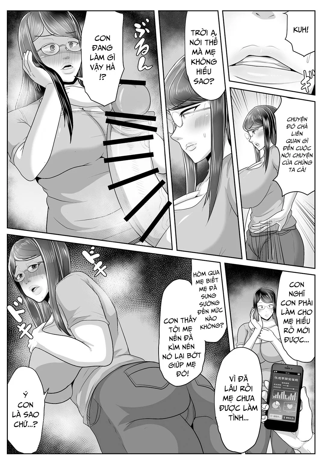 Dùng App thôi miên mẹ - Oneshot trang 29