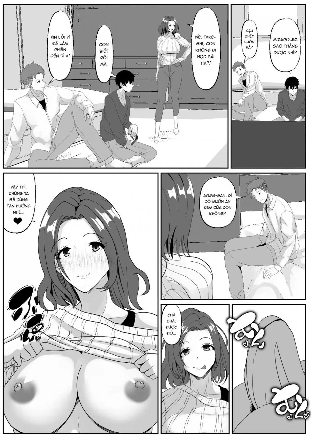 Shinyuu no Haha wa Hatsujouki - Oneshot trang 14